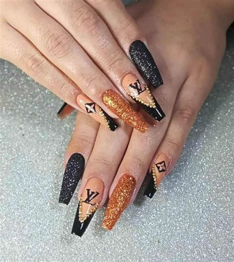 louis vuitton nail tips|Louis Vuitton press on nails.